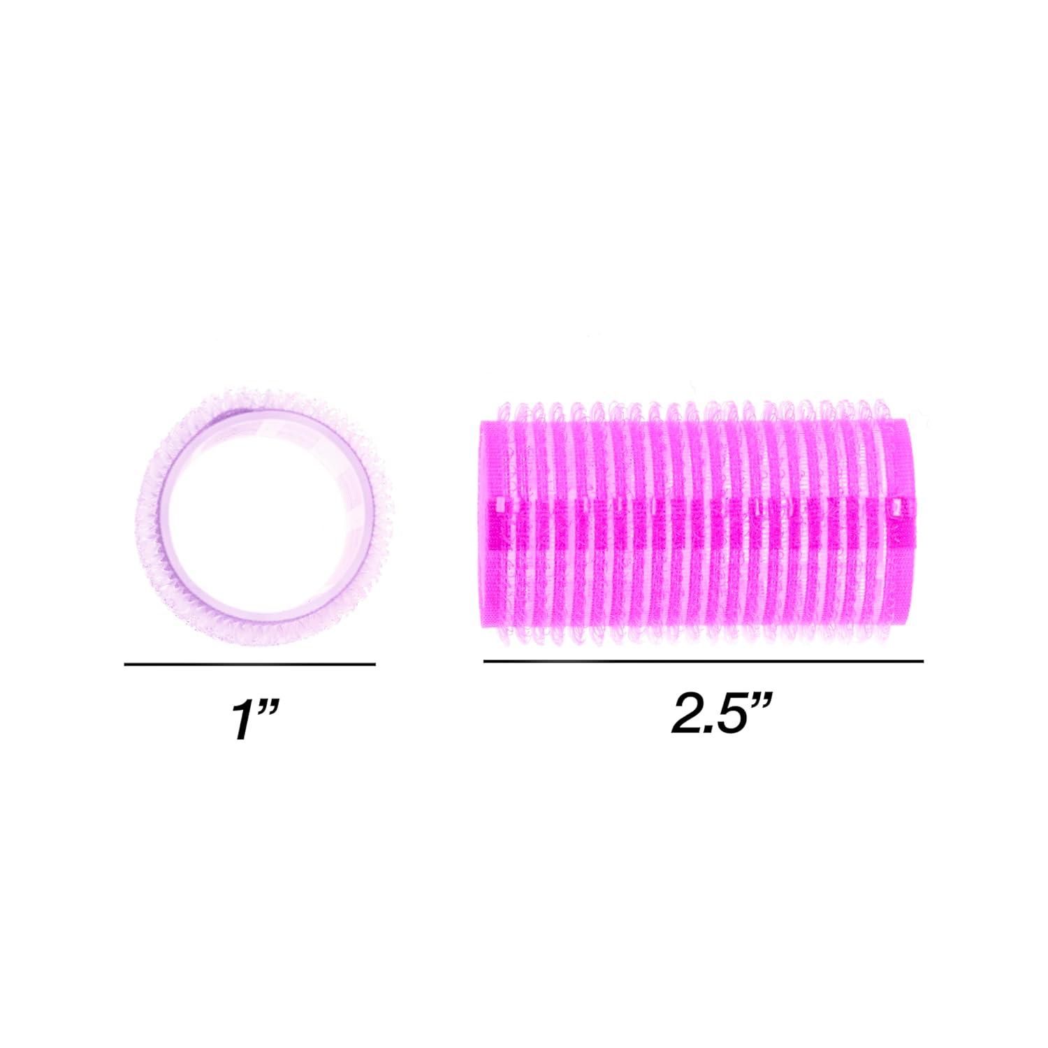 image:image10pc Gentle Grip Hair Roller Set for SalonStyle Voluminous Curls at Home PINKPink
