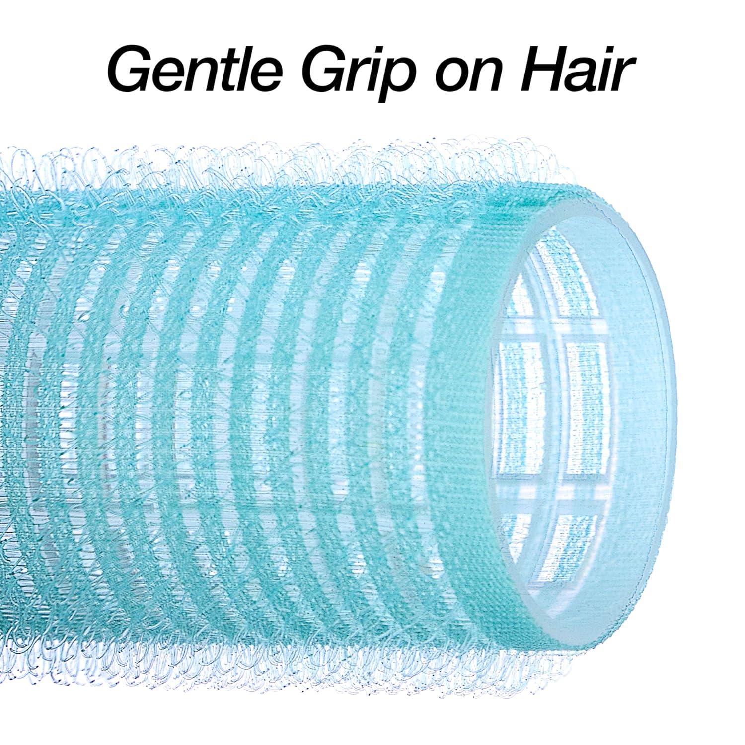 image:image10pc Gentle Grip Hair Roller Set for SalonStyle Voluminous Curls at Home PINKPurpleBlue