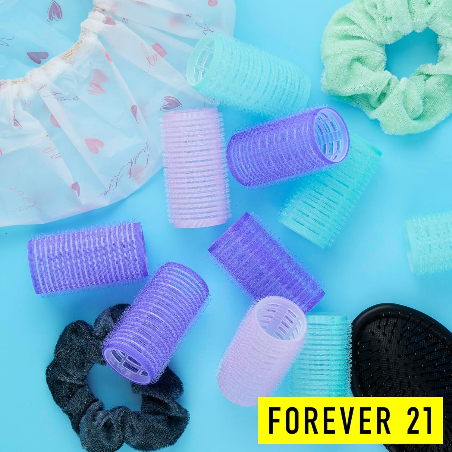 image:image10pc Gentle Grip Hair Roller Set for SalonStyle Voluminous Curls at Home PINKPurpleBlue