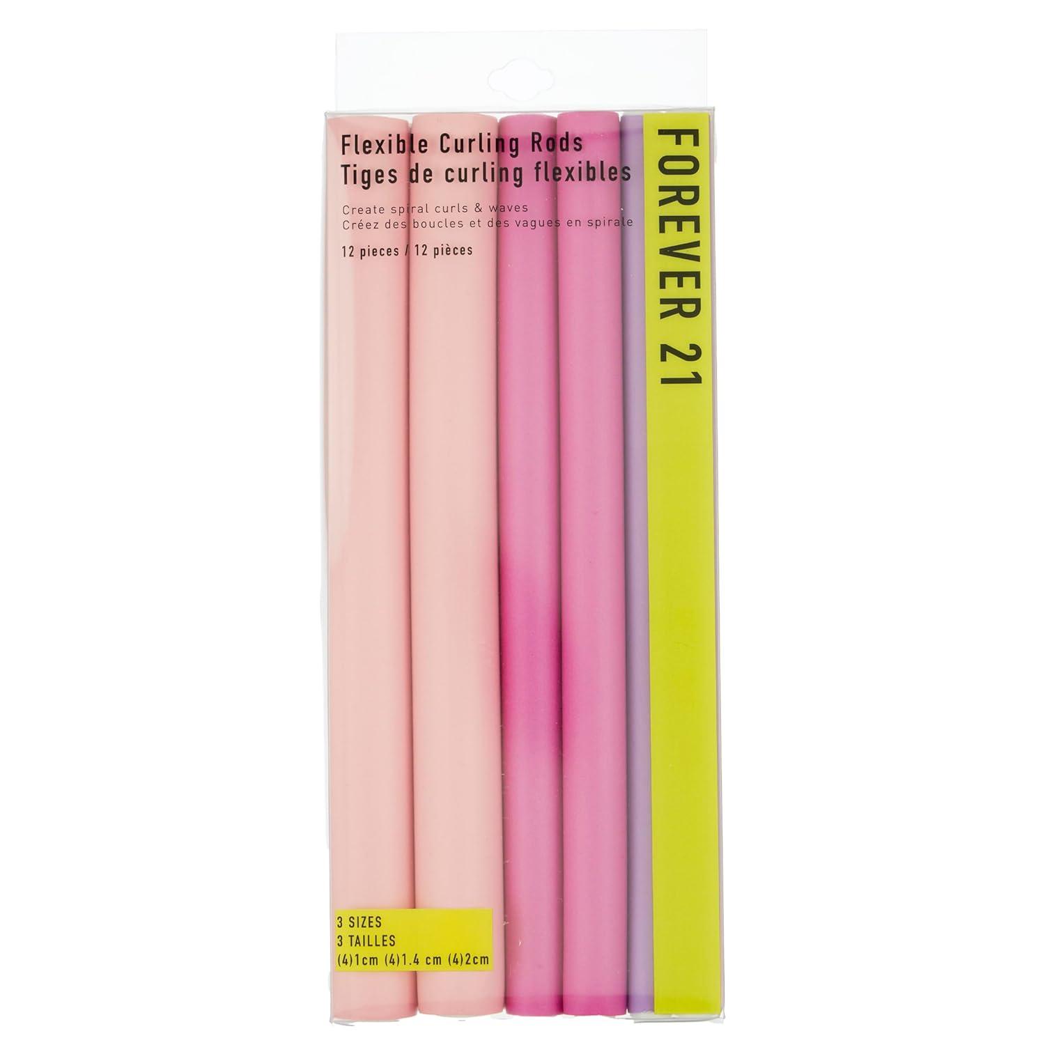 image:image12pc Flexible Curling Rods Value Pack Foam Curlers in Assorted Sizes Curly Rods For Hair Heatless Hair Curlers for Spiral Curls amp Waves