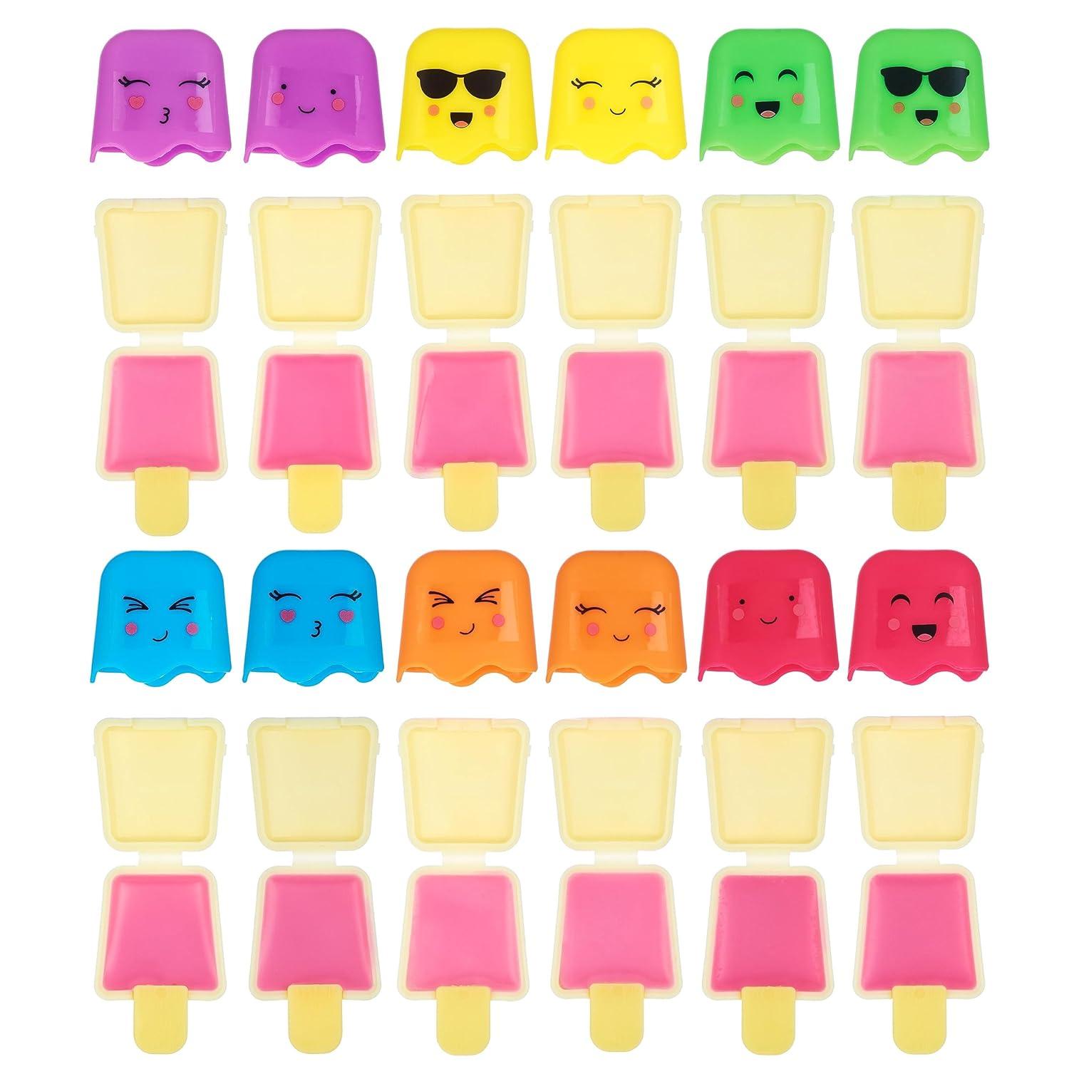 image:image12pc Pucker Pop Novelty Lip Gloss Set Girls Cosmetics Mini Popsicle Lip Gloss Collection Lip Gloss for Kids Safe Non Toxic Kids Makeup Set