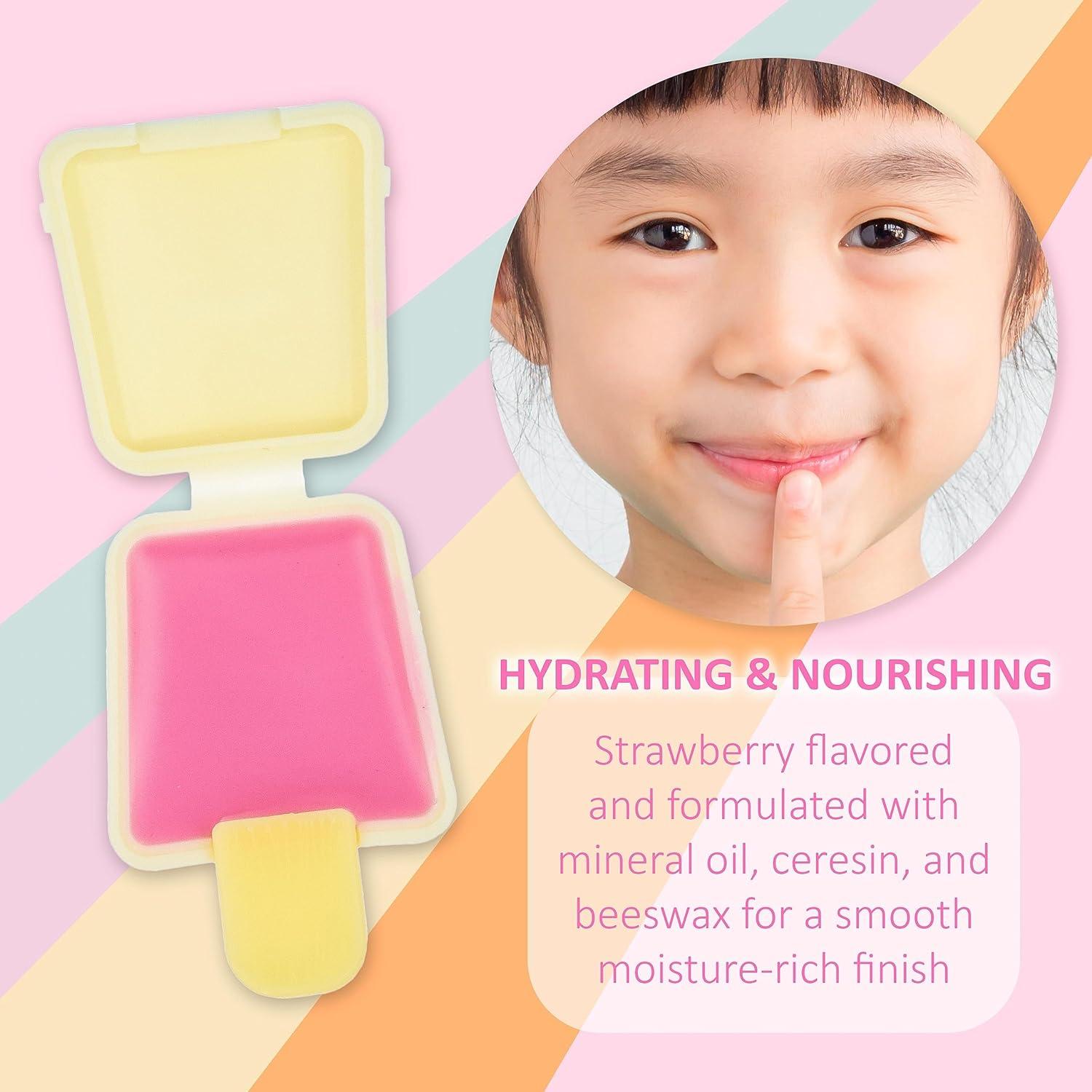 image:image12pc Pucker Pop Novelty Lip Gloss Set Girls Cosmetics Mini Popsicle Lip Gloss Collection Lip Gloss for Kids Safe Non Toxic Kids Makeup Set