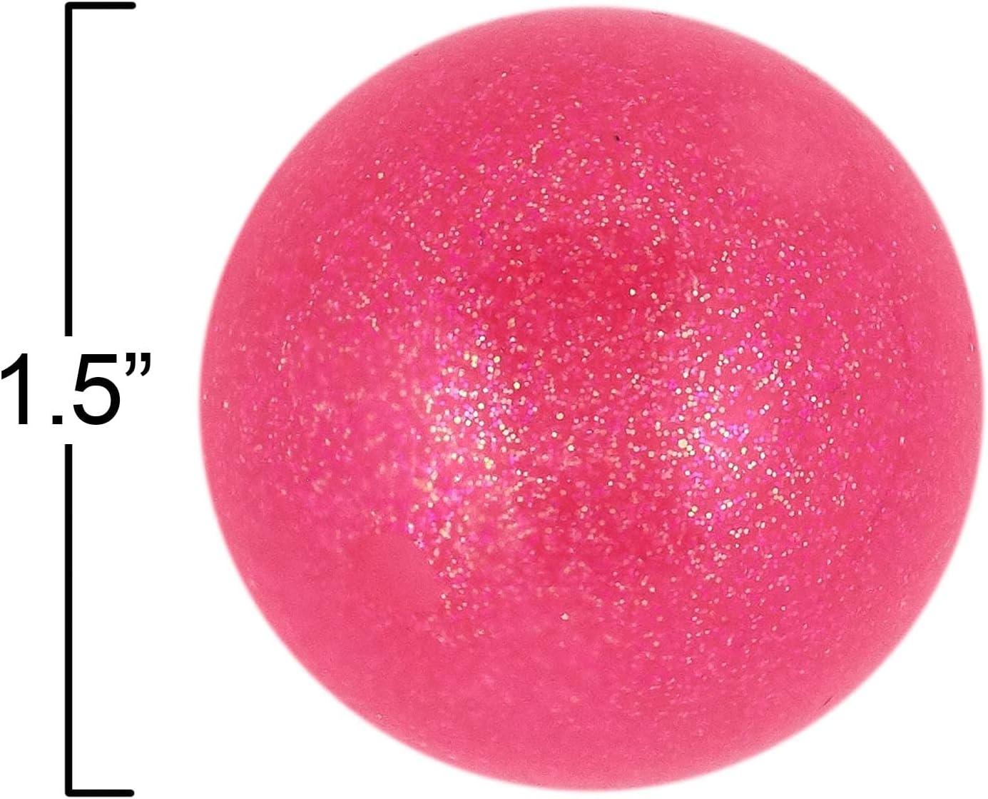 image:image12pc Value Pack Squeeze Balls in Assorted Glitter Colors Fidget Toy Stress Balls for Adults and Kids Anxiety Relief Items to Squish Squeeze Throw and Stick Fidgets for KidsGLITTER