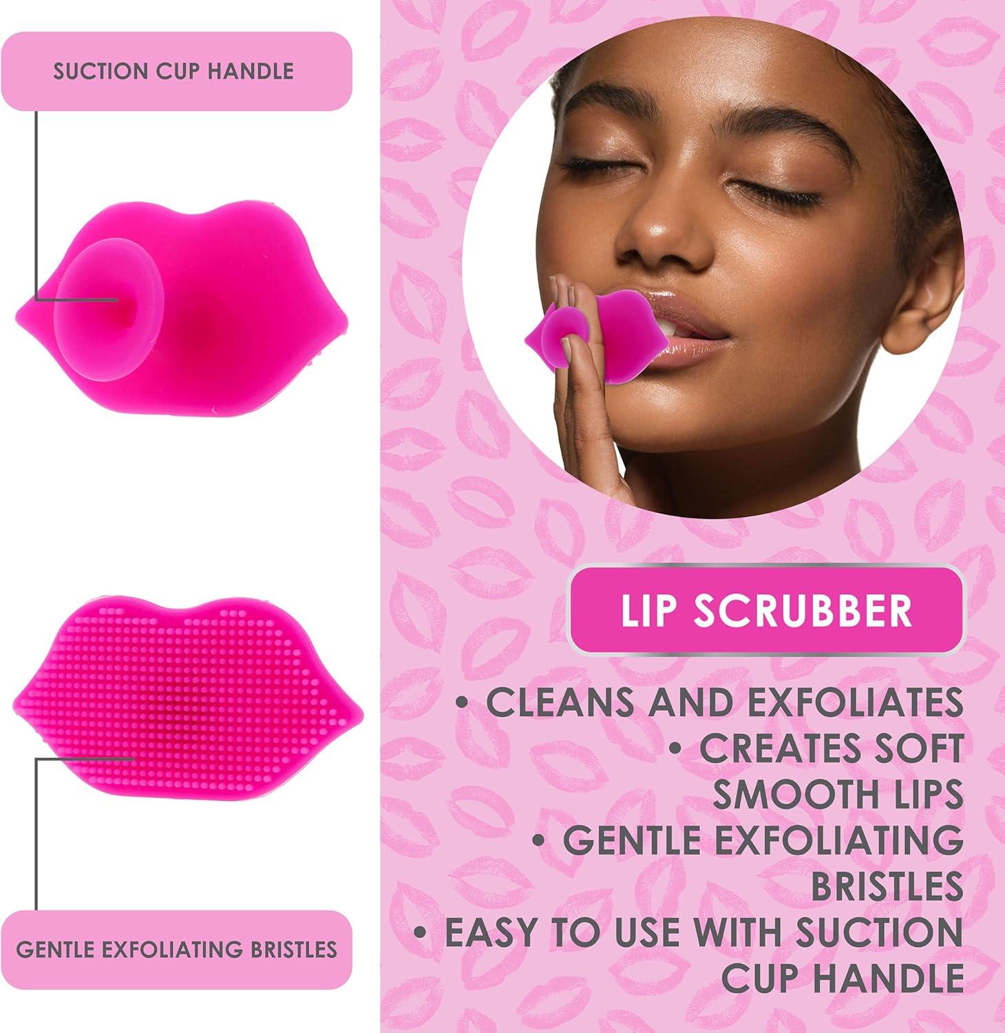 image:image3pc Silicone Facial Cleaner Kit Face Wand Lip Scrubber Pore Exfoliation Reusable Tools Gentle Daily Massager Skin Health