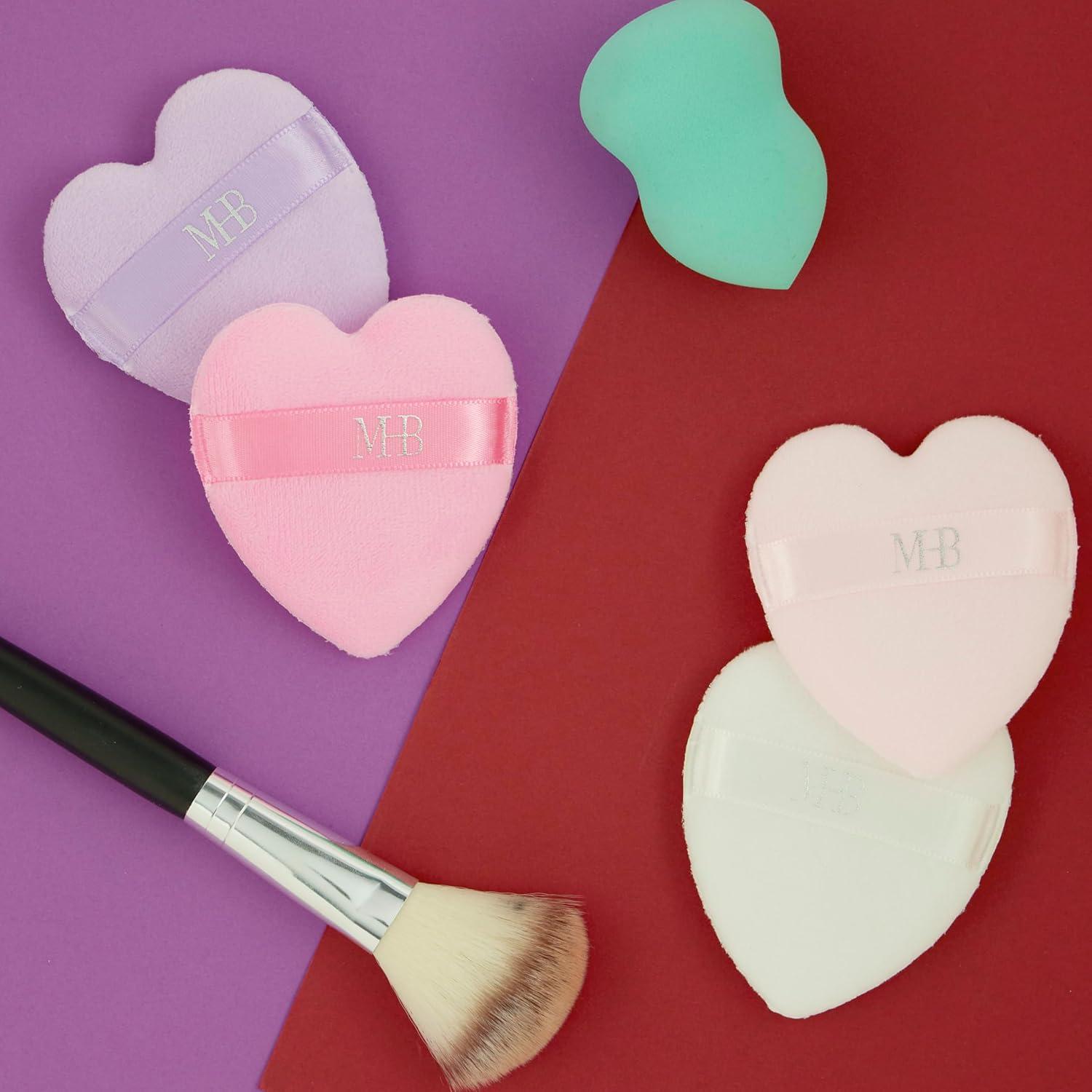 image:image8pc Beauty Buffs Set Heart Shaped Beauty Blenders Collection Flawless Finish Makeup Sponges To Blend amp Set Cosmetic Beauty Puff Makeup Applicators Professional Beauty ToolsHeart