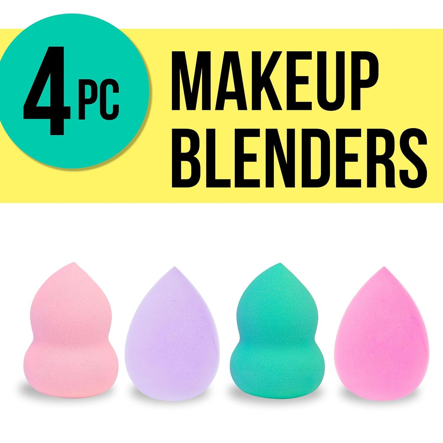 image:imageBeauty Blenders 4pc Makeup Sponge Set Teardrop amp PearShaped Makeup Blending Sponges For Foundation Blush Concealer Eyeshadow Contour amp Highlighter BRIGHTS