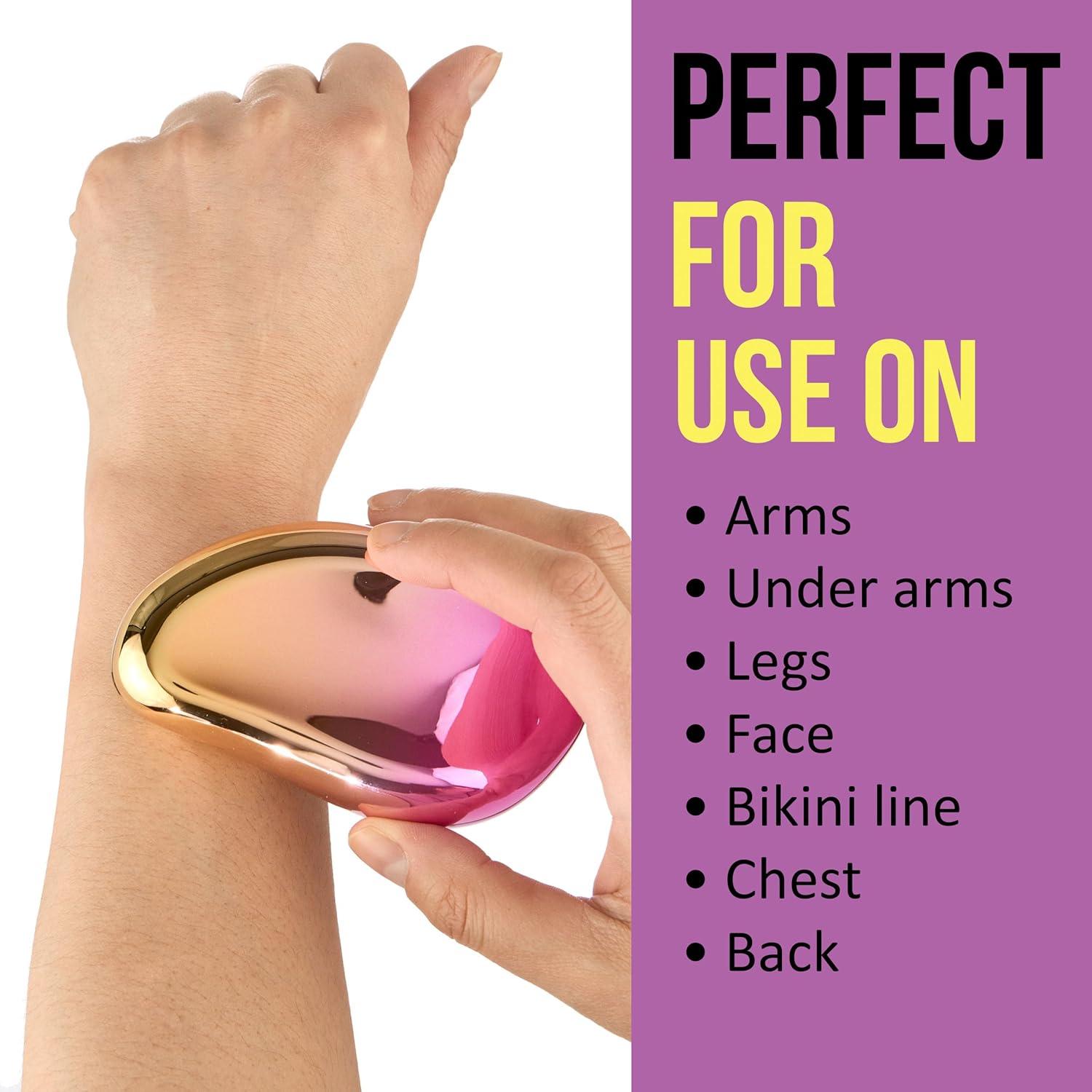 image:imageCrystal Hair Remover 1pc Crystal Hair Eraser Razorless Shaver Hair Removal Device PainFree Hair Removal amp Exfoliation Tool