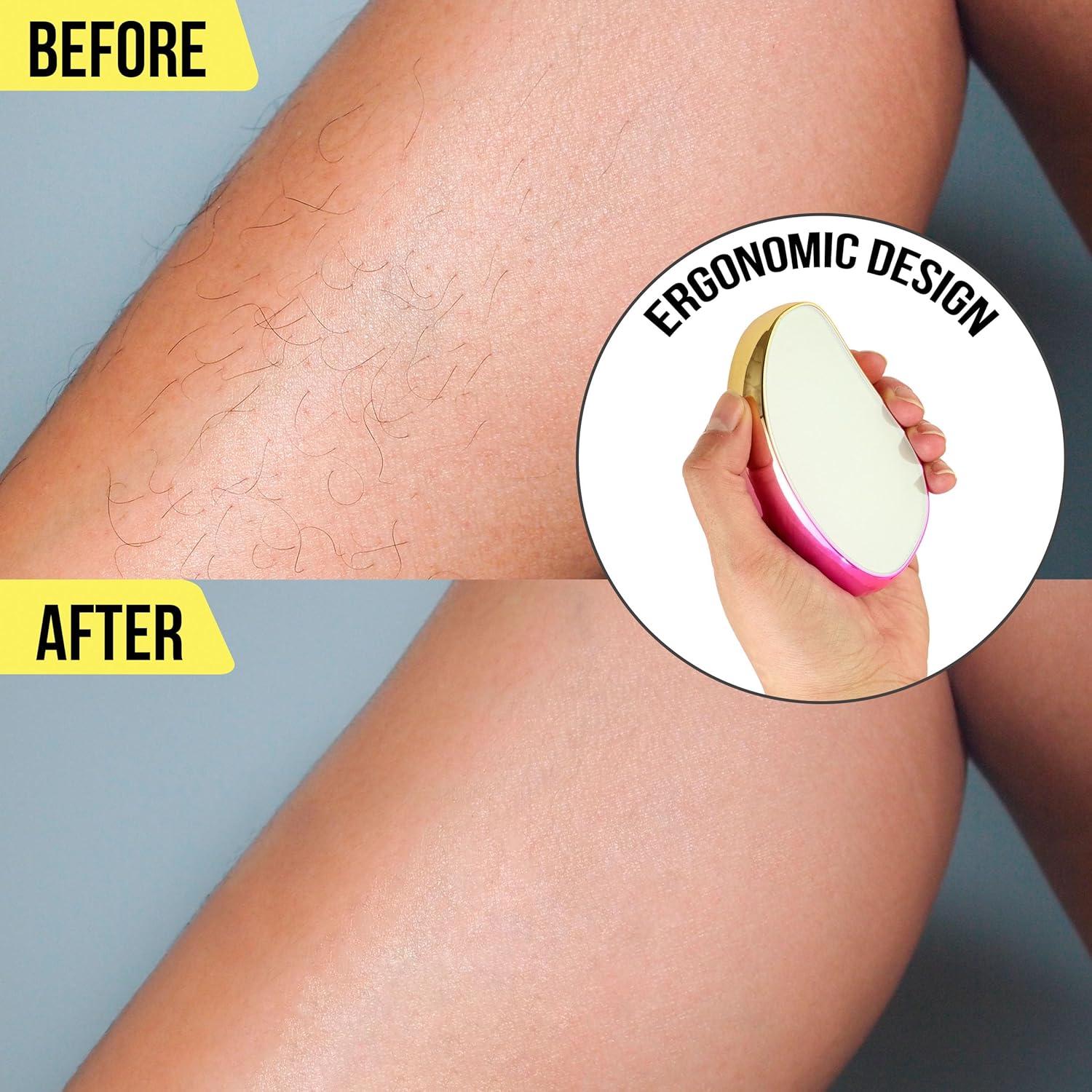 image:imageCrystal Hair Remover 1pc Crystal Hair Eraser Razorless Shaver Hair Removal Device PainFree Hair Removal amp Exfoliation Tool