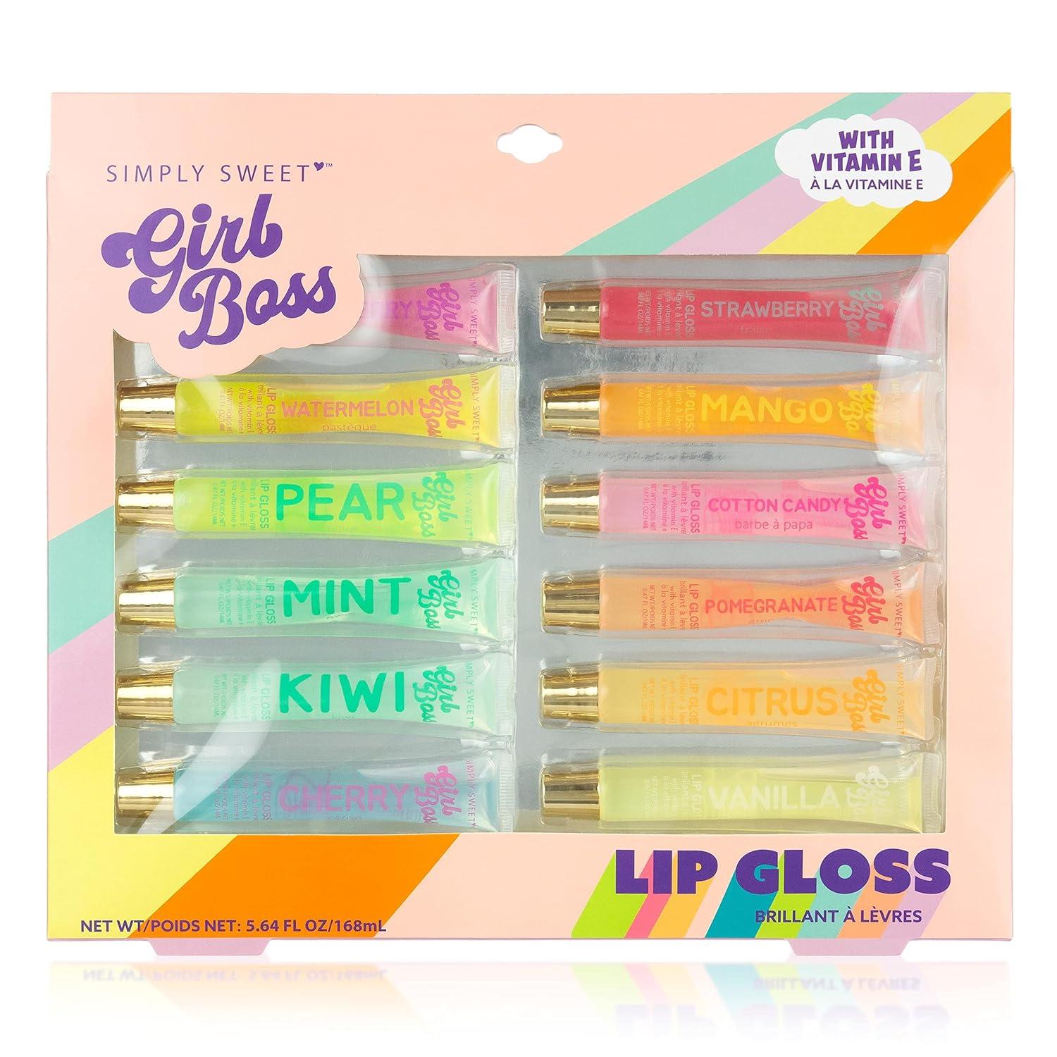 image:imageEXPRESSIONS 12pc Lip Oil Set Flavored Lip Oils Value Pack Hydrating Lip Oils wSqueeze Tube Application Moisturizing Lip Oil Collection for Everyday Lip Care and Lip Repair FRUITSVitamin E
