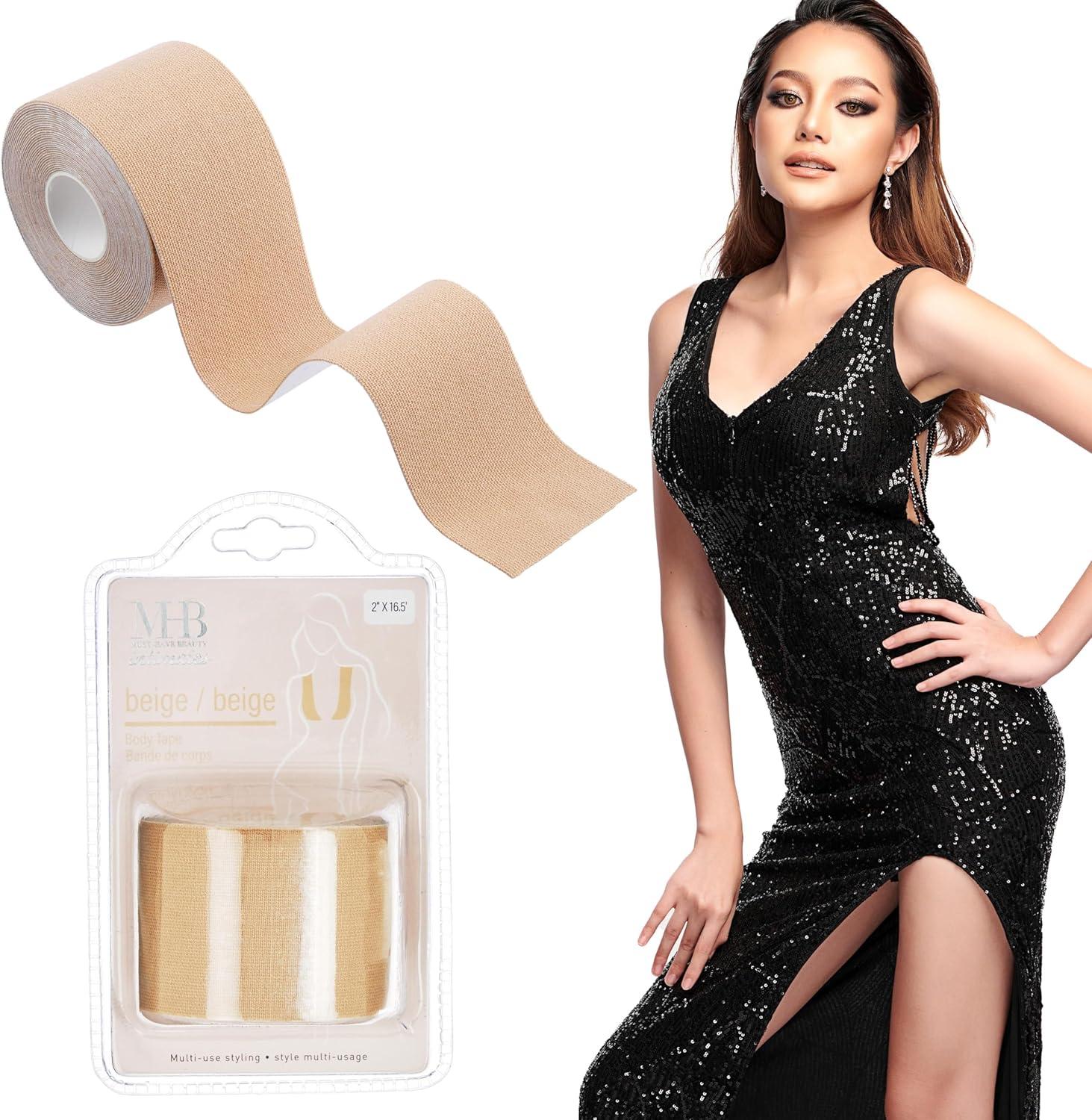 image:imageEXPRESSIONS 1pk Body Tape Comfortable Body Tape For Skin Face Lift Tape Body Tape For Breast amp Boobtape For Breast LiftBeige