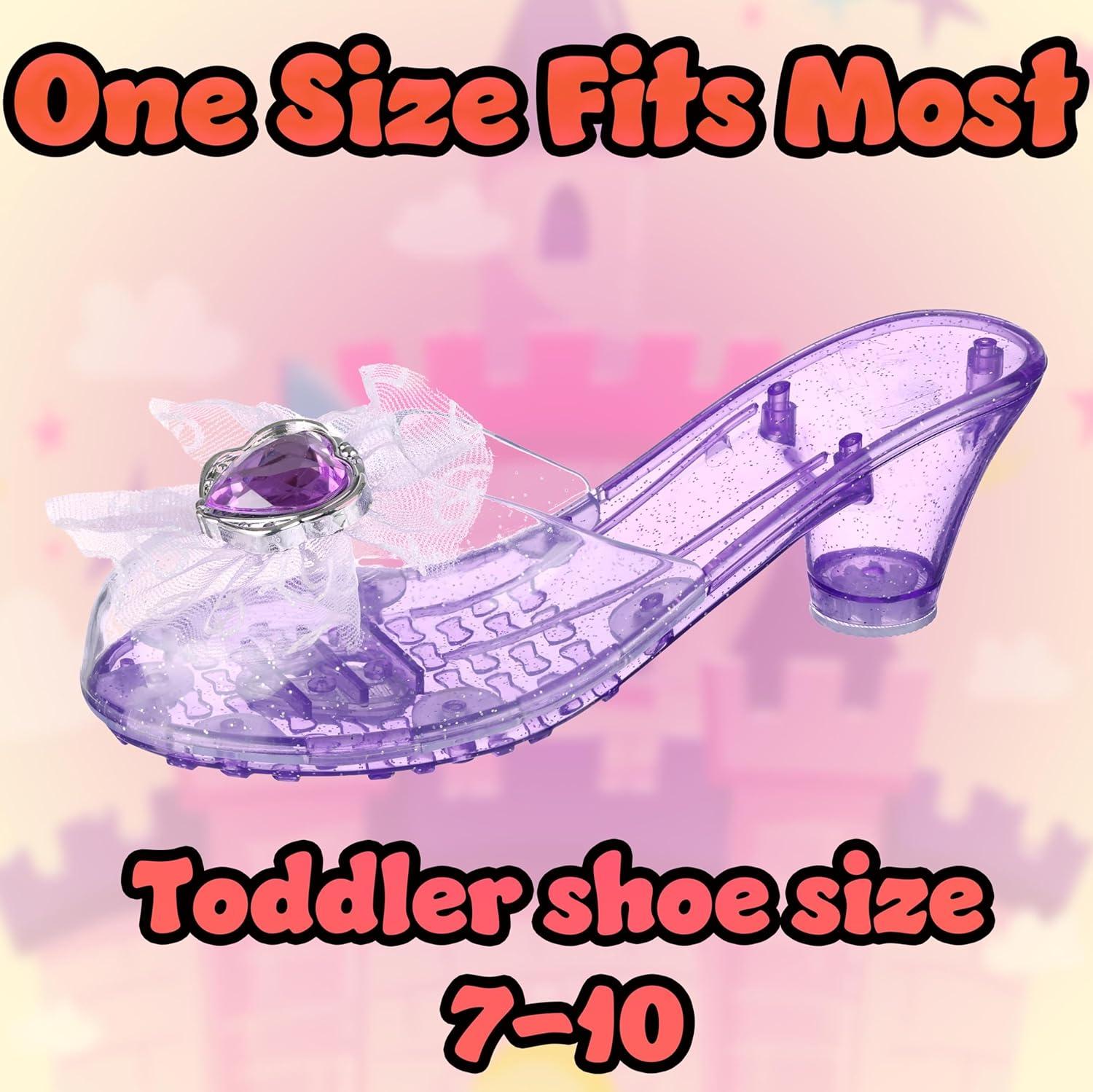 image:imageEXPRESSIONS 3Pack Princess Shoes SetClosed Toe Glitter
