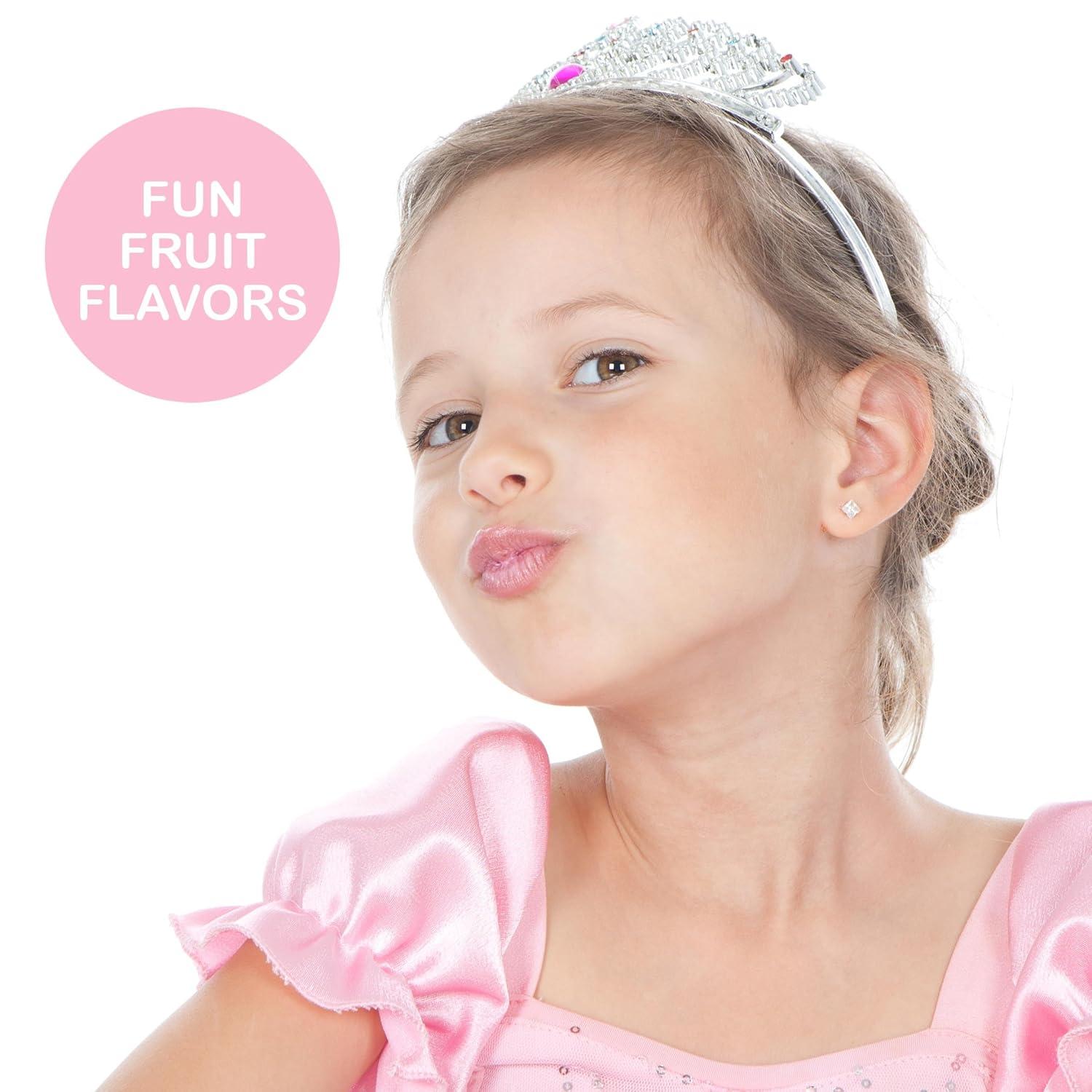 image:imageEXPRESSIONS 8pc RollerBall Glitter Lip Gloss Set 8 Assorted Fruit Flavored Roll On Rollerball Lip Gloss for Kids Safe Non Toxic Kids Makeup Set03 Fl Oz Pack of 8