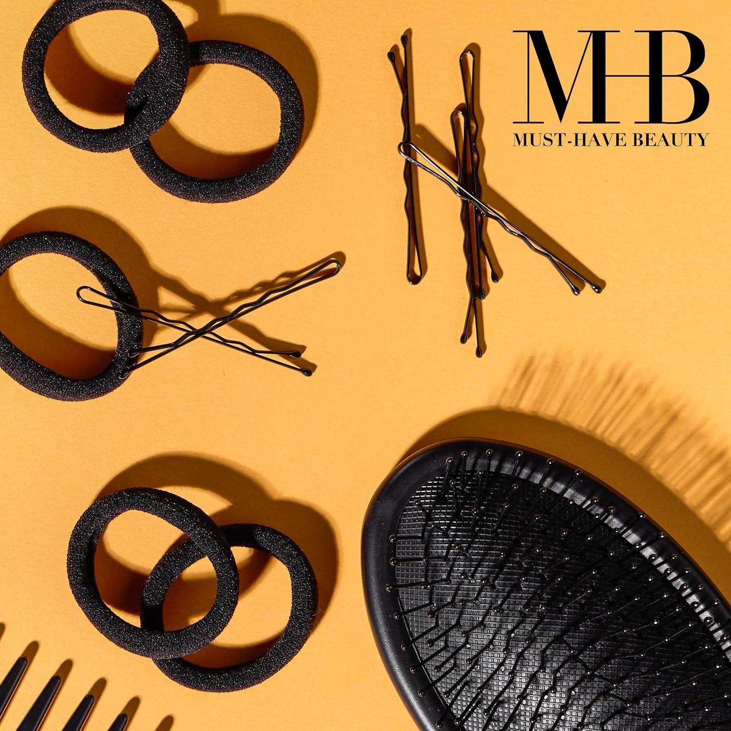 image:imageExpressions 125 Count Beauty Essentials Kit Includes 110 Bobby Pins amp 15 Hair Elastics Hair Accessories for Women Girls with Organizer125pc Beauty