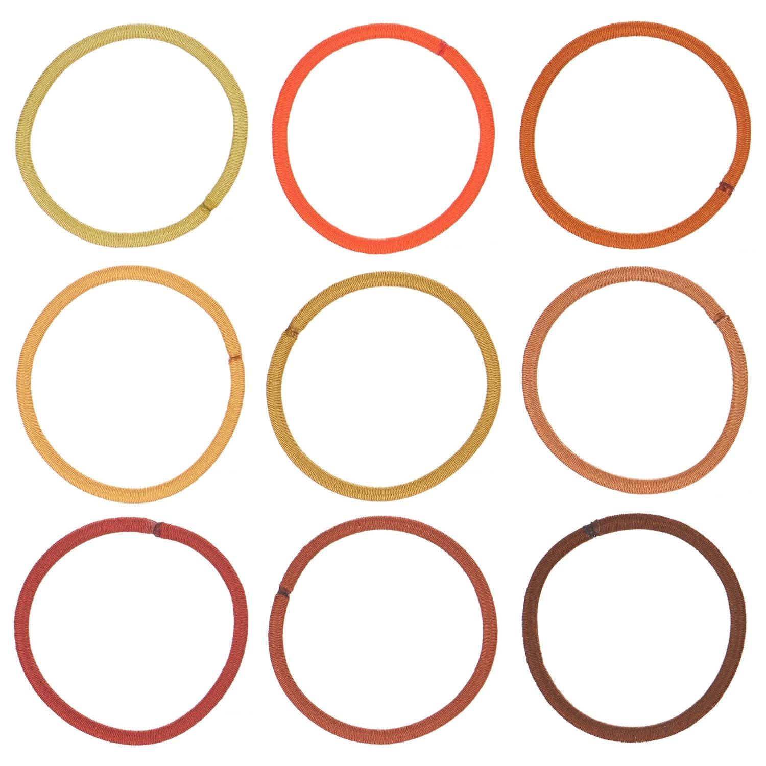 image:imageExpressions 216Piece Hair Ties 4mm Elastics Classic Black Value Pack Durable No Metal Bands for Womens Ponytails Thick Curly and All Hair TypesEARTH