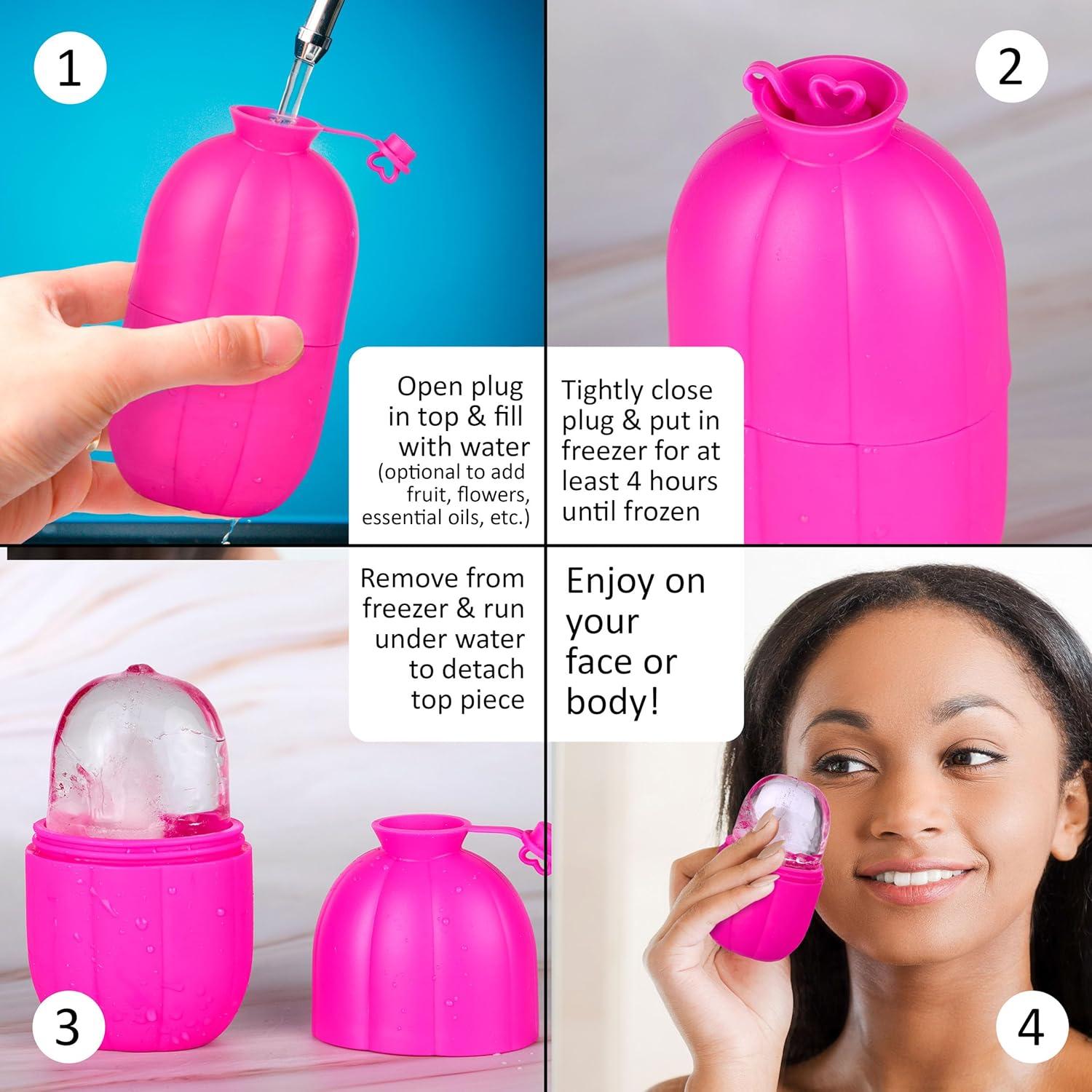 image:imageForever 21 Ice Face Roller 1pc Ice Roller for Face Ice Facial Tools Face Depuffer Skincare Beauty Tools Accessories
