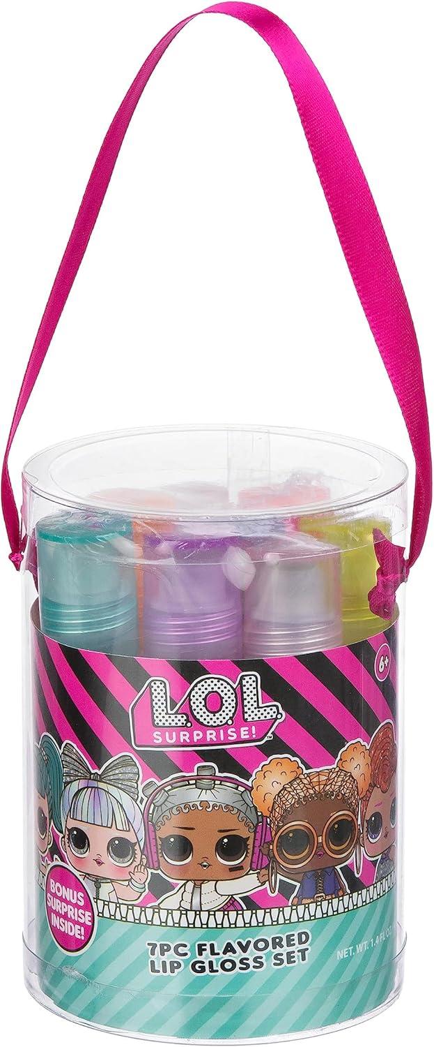image:imageLOL Surprise Party Favors 7PC Lip Gloss Canister with Bonus Stickers Party favor