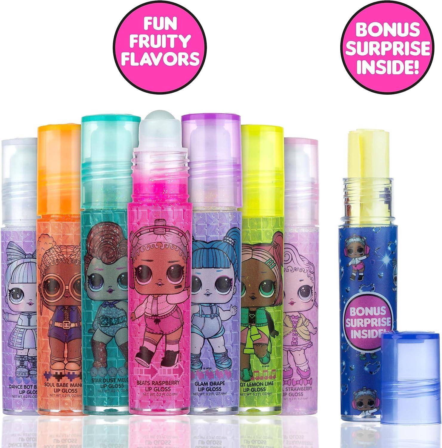 image:imageLOL Surprise Party Favors 7PC Lip Gloss Canister with Bonus Stickers Party favor