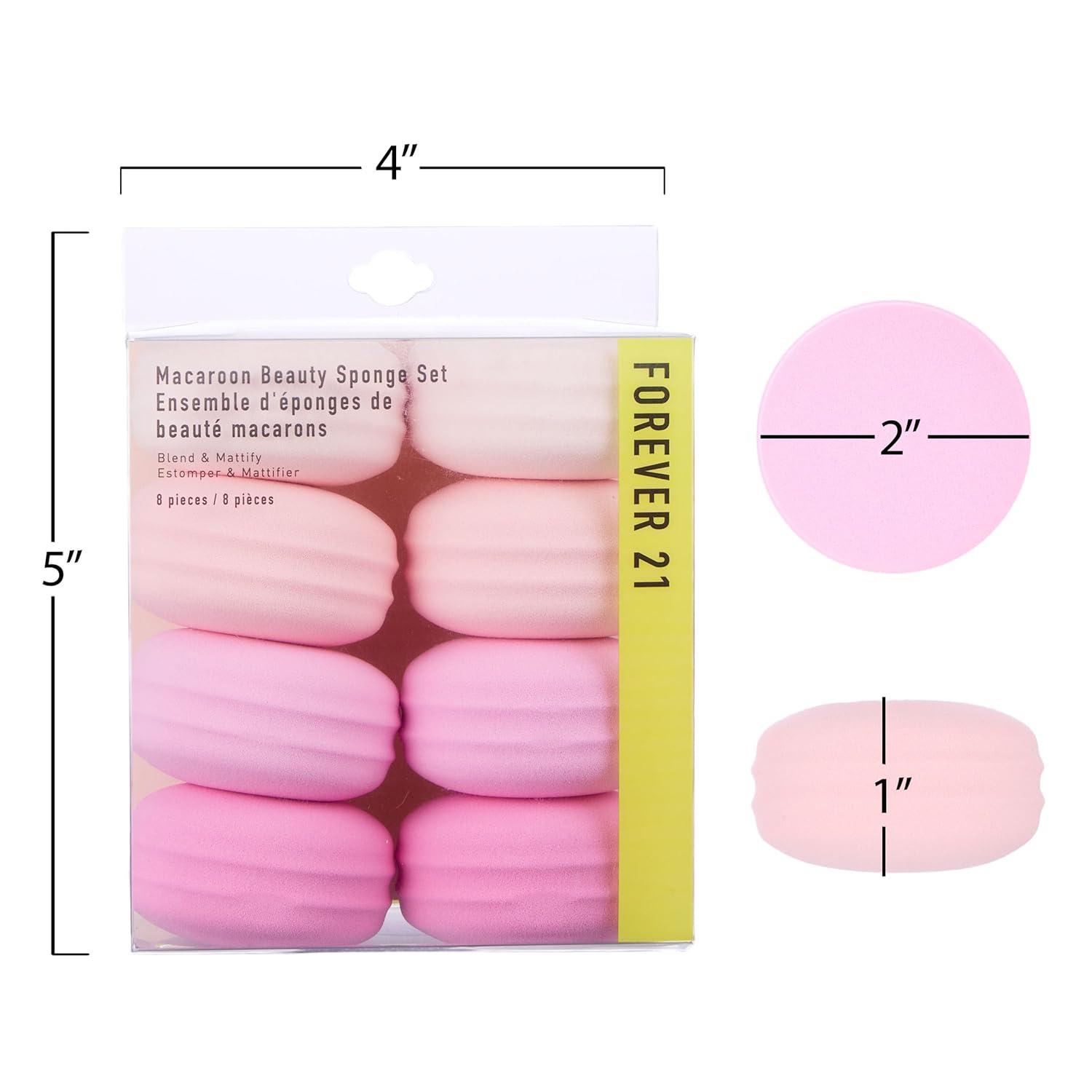 image:imageMacaroon Beauty Sponge Set 8pc Makeup Applicators For Blending amp Mattifying Pink Macaron Beauty Blender Makeup Sponge Collection