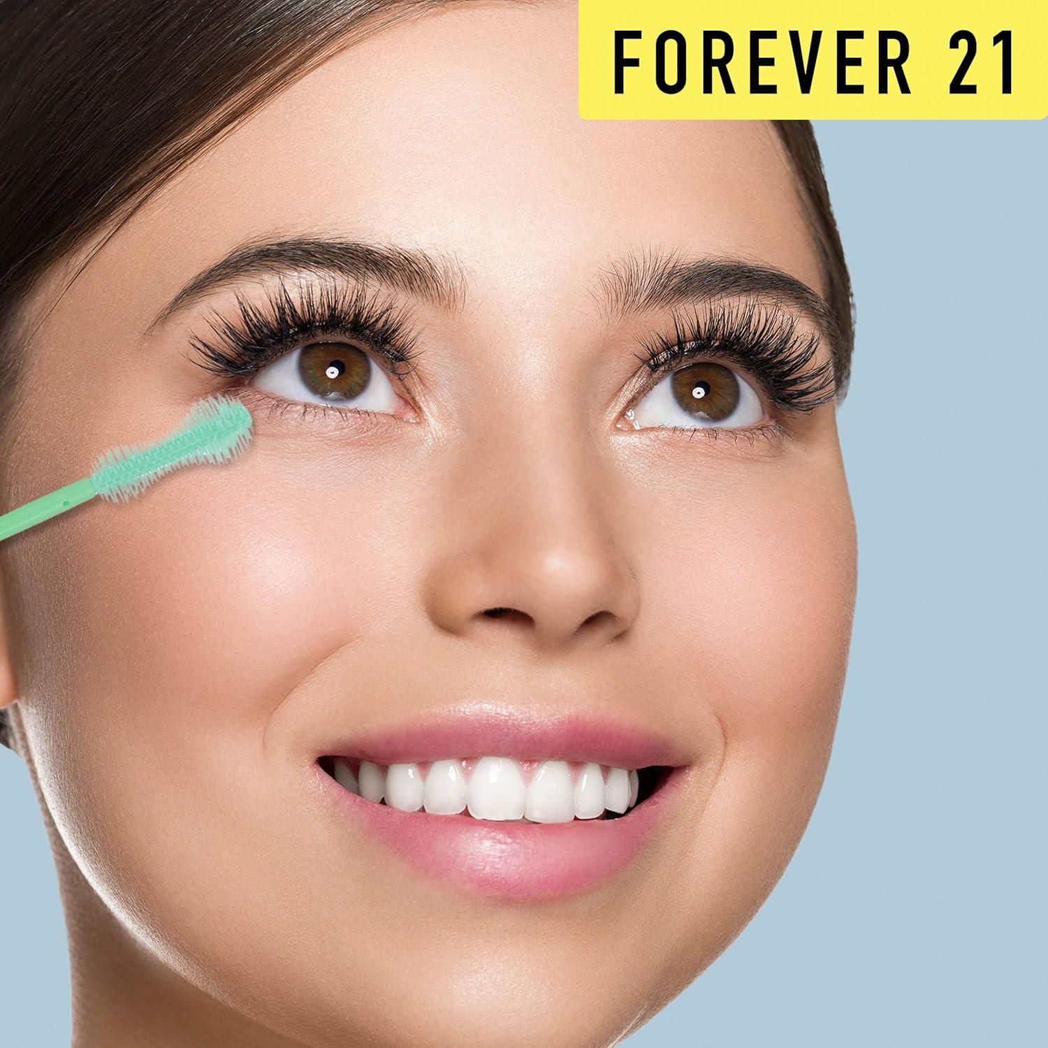image:imageMascara Wands 25pc Lash Spoolies Disposable Mascara Wands wMultiShaped Wand Heads for Applying amp Separating Lashes