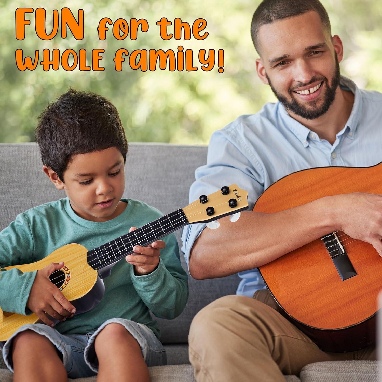 image:imageMy First Ukulele 16 Beginner Musical Instrument Toy Child Activity Children Learning Education Starter Guitar Gift