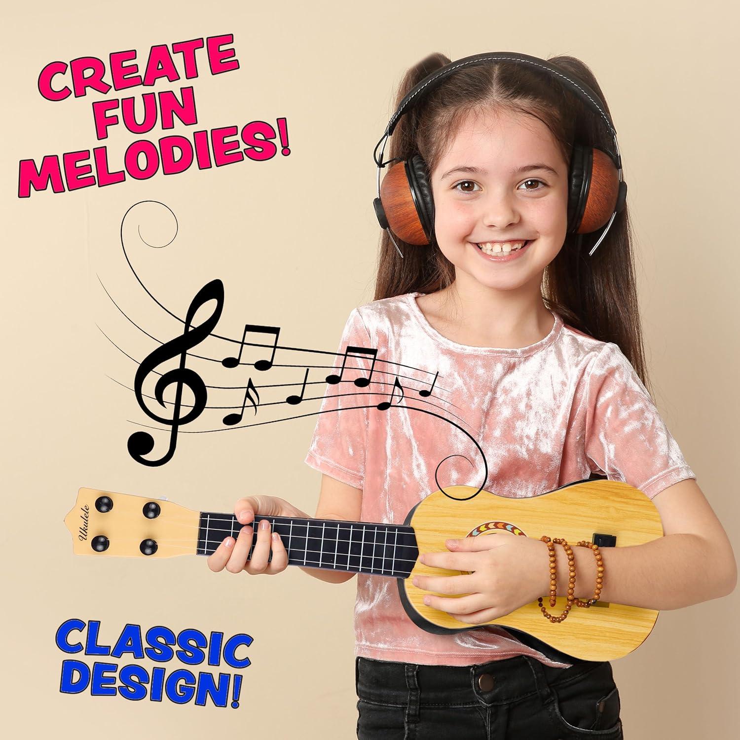 image:imageMy First Ukulele 16 Beginner Musical Instrument Toy Child Activity Children Learning Education Starter Guitar Gift