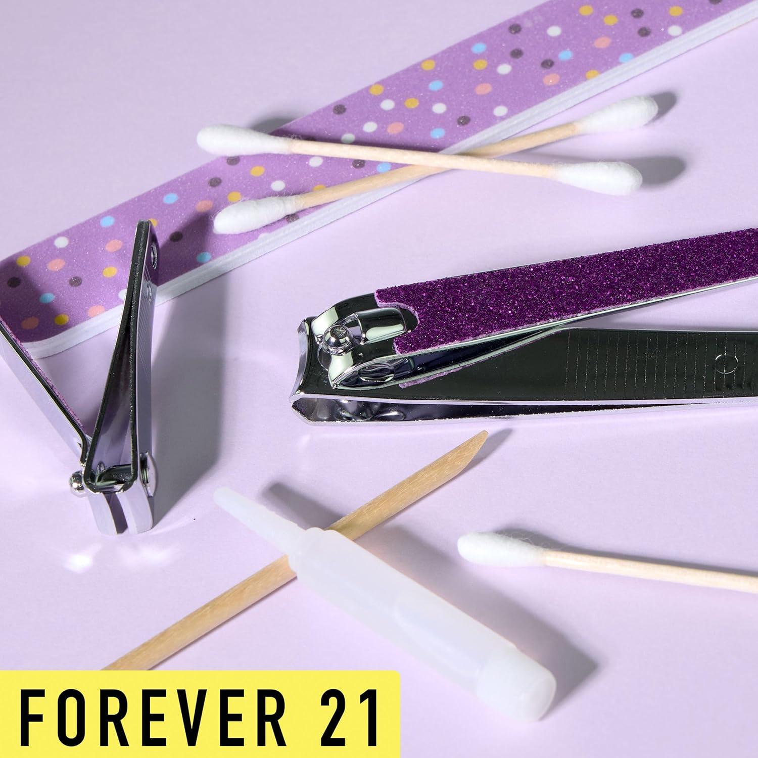 image:imageNail Clippers Set 2pc Pink Glitter Nail Clipper Value Pack Big amp Small Precision Nail Clippers Pack Essential Manicure amp Pedicure ToolsPurple Glitter