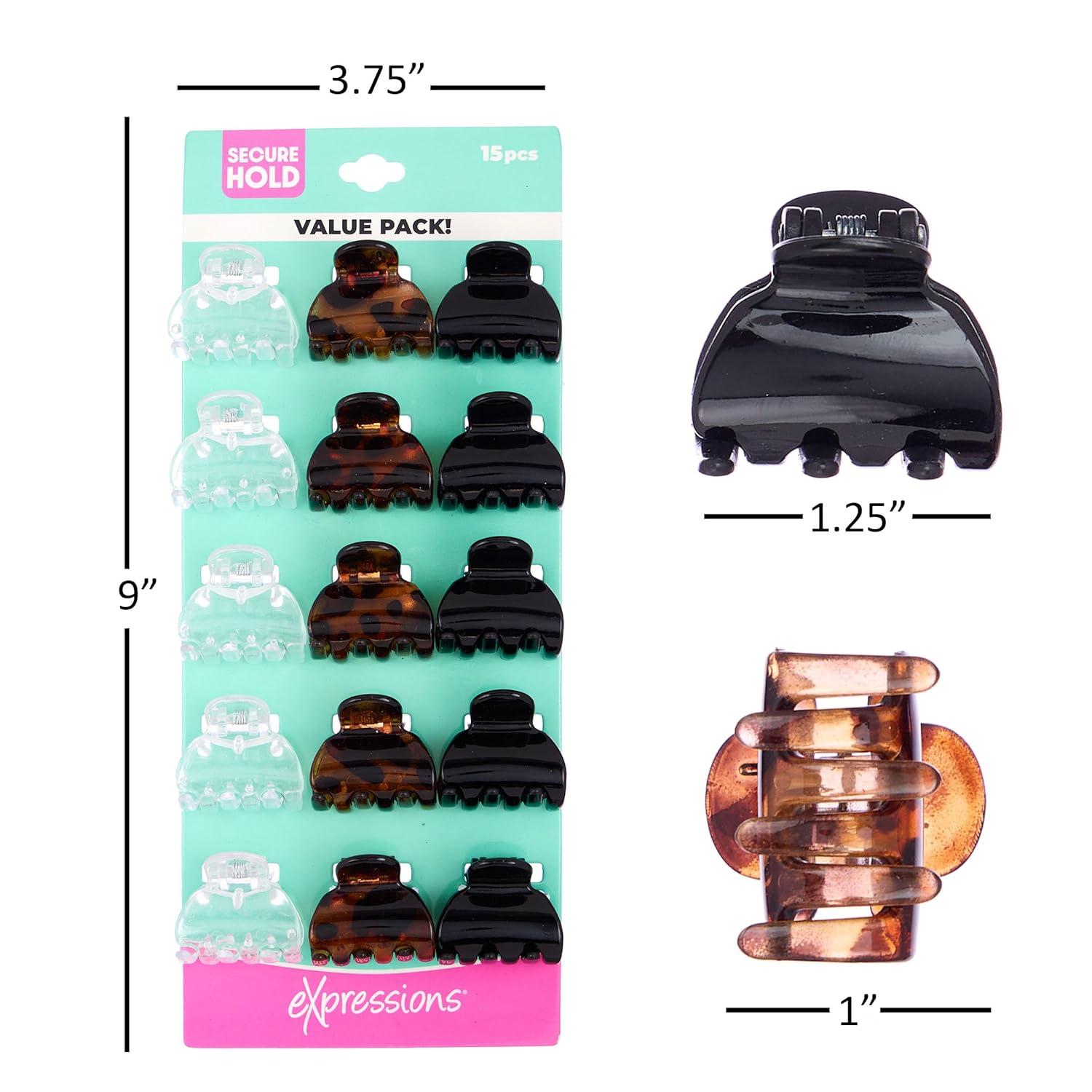 image:imageSmall Claw Clips Value Pack Of Durable Hair Clips Small Hair Clips for All Hair Types Professional Quality Hair Accessories Styling Sectioning for Women 30Brown