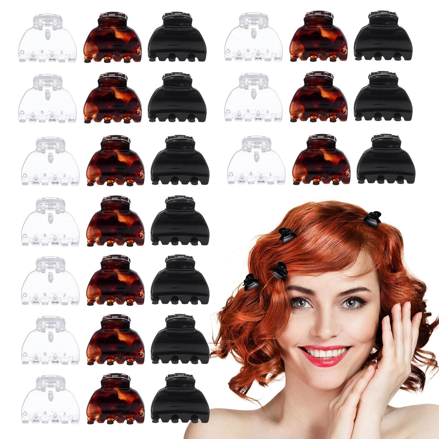 image:imageSmall Claw Clips Value Pack Of Durable Hair Clips Small Hair Clips for All Hair Types Professional Quality Hair Accessories Styling Sectioning for Women 30Brown
