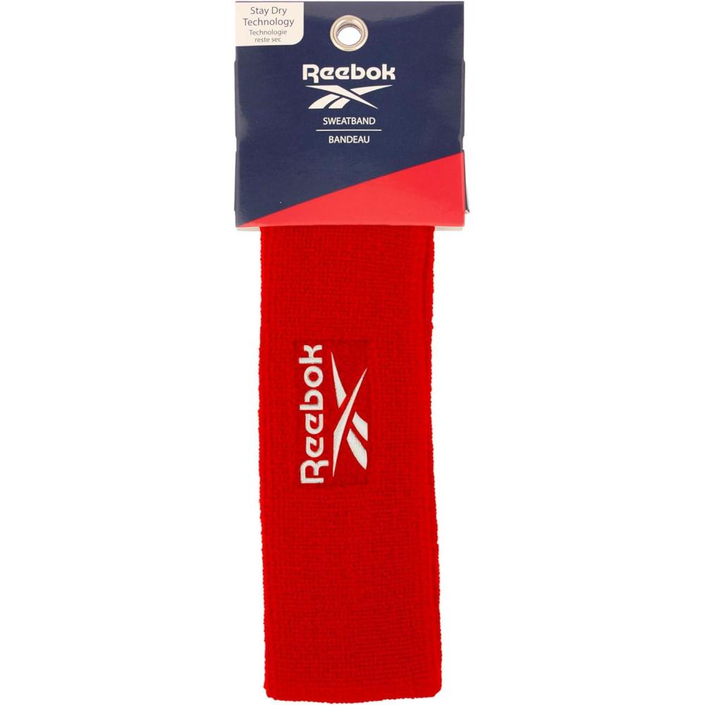 image:image1pc Unisex Athletic Sweatband 225in Thick Workout Headband wStay Dry Technology MoistureWicking FabricQuality Gym Hair Accessories for Active ComfortReebokred