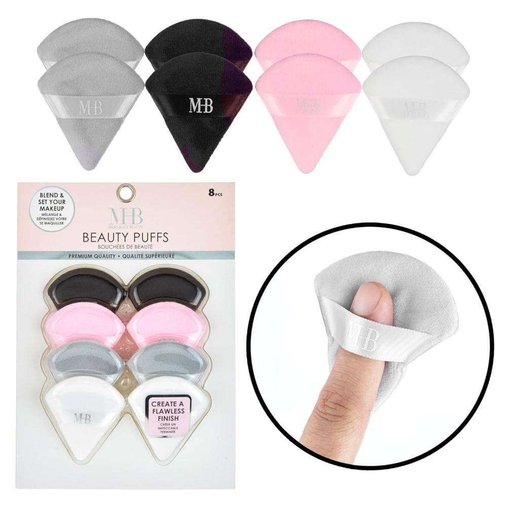 image:image8pc Beauty Buffs Set  Heart Shaped Beauty Blenders Collection Flawless Finish Makeup Sponges To Blend amp Set  Cosmetic Beauty Puff Makeup Applicators Professional Beauty ToolsTeardrop