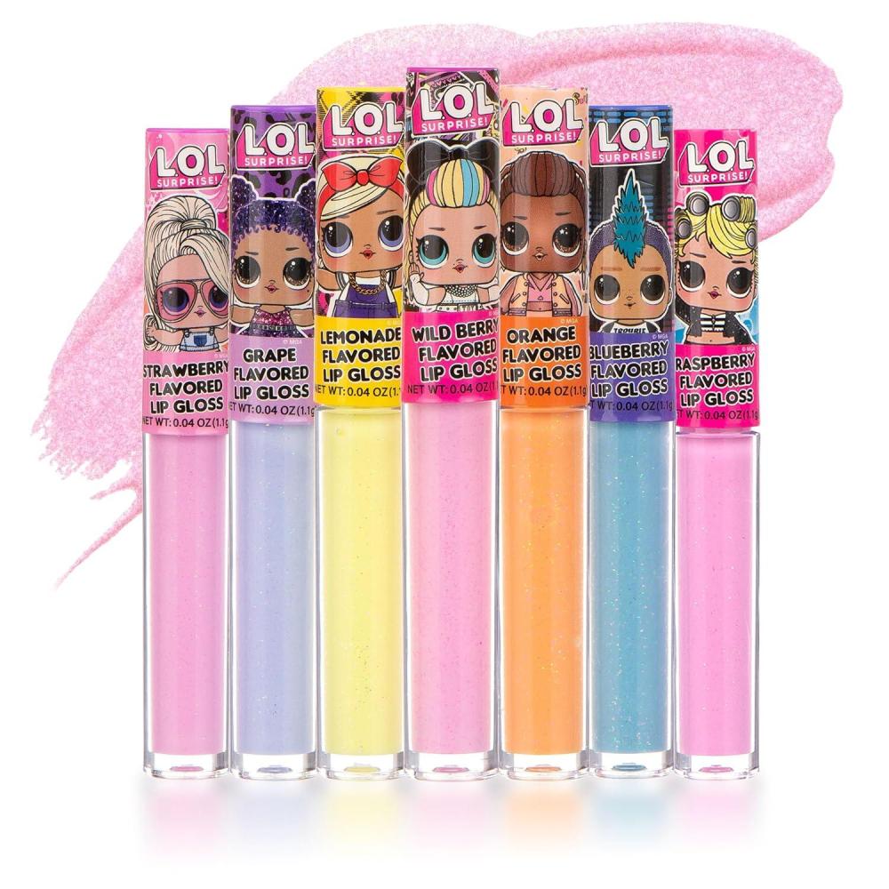 image:imageLOL Surprise 7Pack Lip Gloss for Girls Lol Lip Gloss004 Ounce Pack of 7