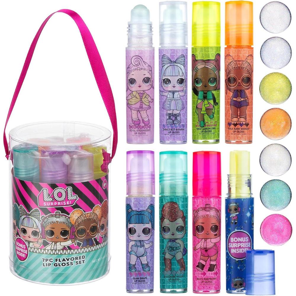 image:imageLOL Surprise Party Favors  7PC Lip Gloss Canister with Bonus Stickers Party favor
