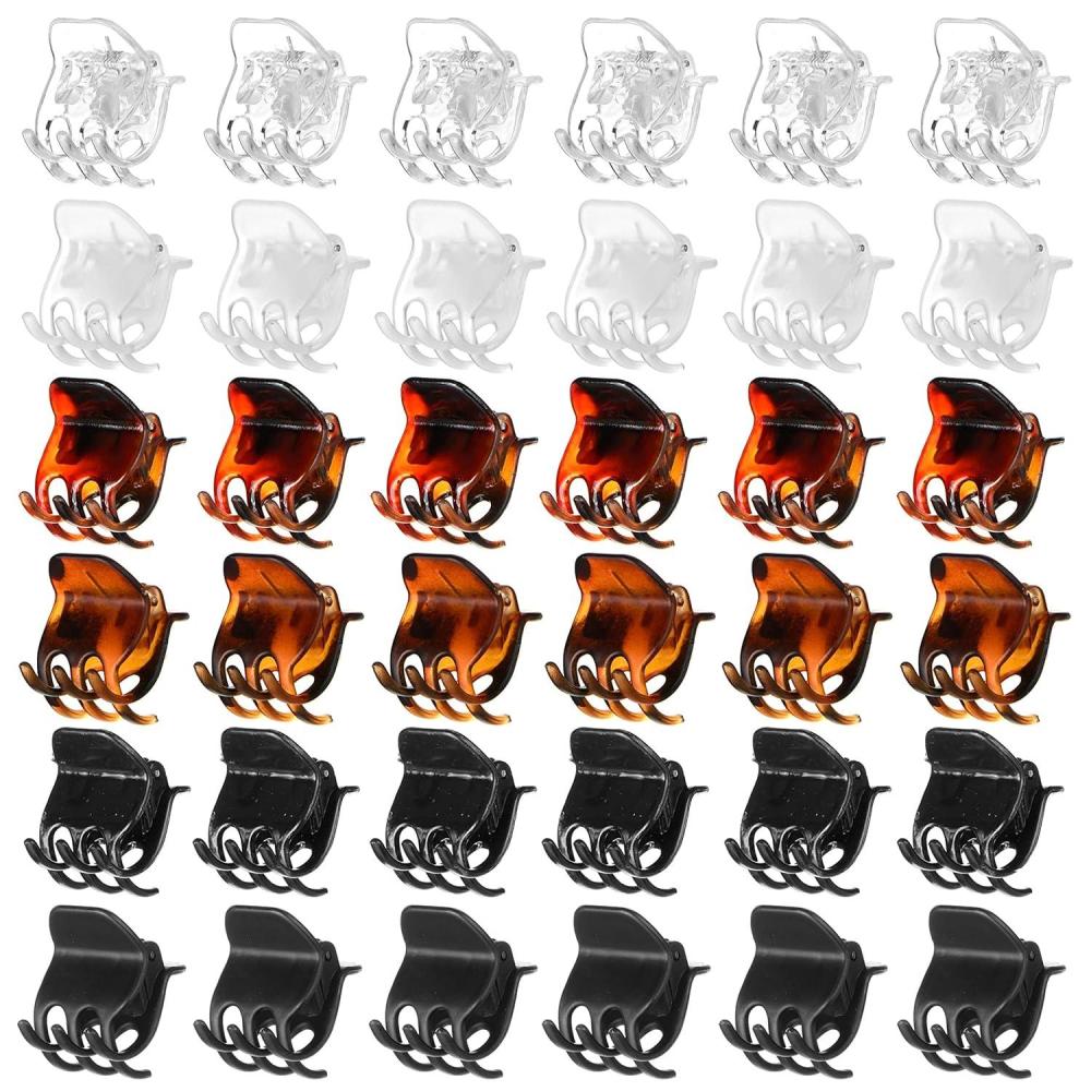 image:imageSmall Claw Clips Value Pack Of Durable Hair Clips Small Hair Clips for All Hair Types Professional Quality Hair Accessories Styling Sectioning for Women 30Multicolor