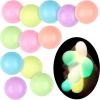 image:image12pc Value Pack  Squeeze Balls in Assorted Glitter Colors  Fidget Toy Stress Balls for Adults and Kids  Anxiety Relief Items to Squish Squeeze Throw and Stick Fidgets for KidsGLOW IN THE DARK