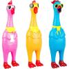 image:image3pc Silly Screaming Chicken Squeeze Toy Set  Hilarious Rubber Chicken Gag Gift amp Novelty Prank for Fun amp Stress Relief