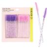 image:imageBrow Brushes  50pc Glitter Handle Brow Brush Eyebrow Spoolie Set Eyelash And Eyebrow Brush Value Pack