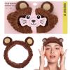 image:imageForever 21 Plush Headwrap Brown Bear Plush Spa Headband Kawaii Headband for Washing Face  Spa Essentials amp Self Care Accessories