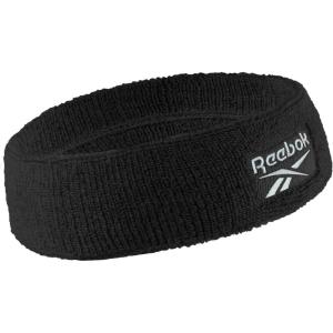 1pc Unisex 2.25in Wide Workout Headband w/Stay Dry Technology, Terry Cloth Band Moisture-Wicking Fabric | Quality Gym Hair Accessories for Active Comfort-Reebok(Black)