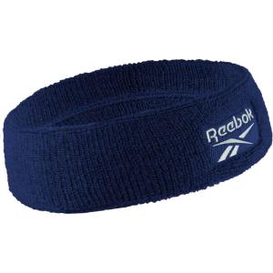 1pc Unisex 2.25in Wide Workout Headband w/Stay Dry Technology, Terry Cloth Band Moisture-Wicking Fabric | Quality Gym Hair Accessories for Active Comfort-Reebok(Navy)