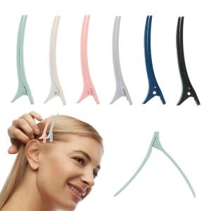 6pc Blow Dry Hair Clips Set – Heat Resistant Blowout Clips, Durable, No Crease Hair Clips For Blowdrying (ASSORTED COLORS)