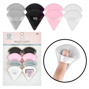 8pc Beauty Buffs Set – Heart Shaped Beauty Blenders Collection, Flawless Finish Makeup Sponges To Blend & Set – Cosmetic Beauty Puff Makeup Applicators Professional Beauty Tools(Teardrop)