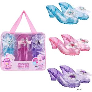 EXPRESSIONS 3Pack Princess Shoes Set(Closed Toe Glitter)