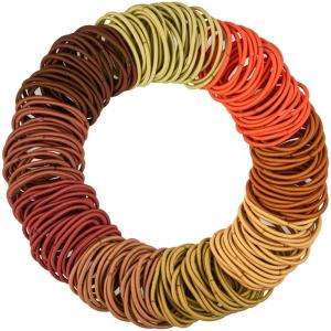 Expressions 216-Piece Hair Ties, 4mm Elastics Classic Black Value Pack, Durable No Metal Bands for Women’s Ponytails, Thick, Curly and All Hair Types(EARTH)