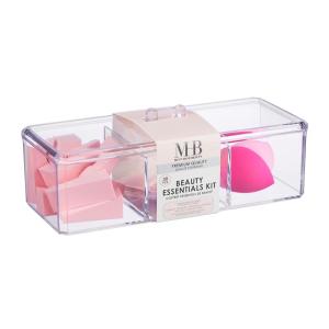 Expressions 30pc Beauty Essentials Kit – Includes Beauty Blenders, Makeup Sponges & Lip Applicators w/Organizer – Assorted Cosmetic Applicator Set | Professional Beauty Tools + Accessories, ANPC20501