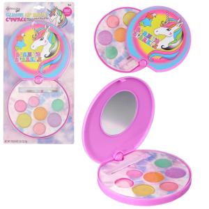 Girl Glitter Lip Balm Compact – Fruit Flavored Gloss Safe Non-Toxic Set Girls Gift, Kids Makeup Favor, Travel Size Cosmetic Assortment