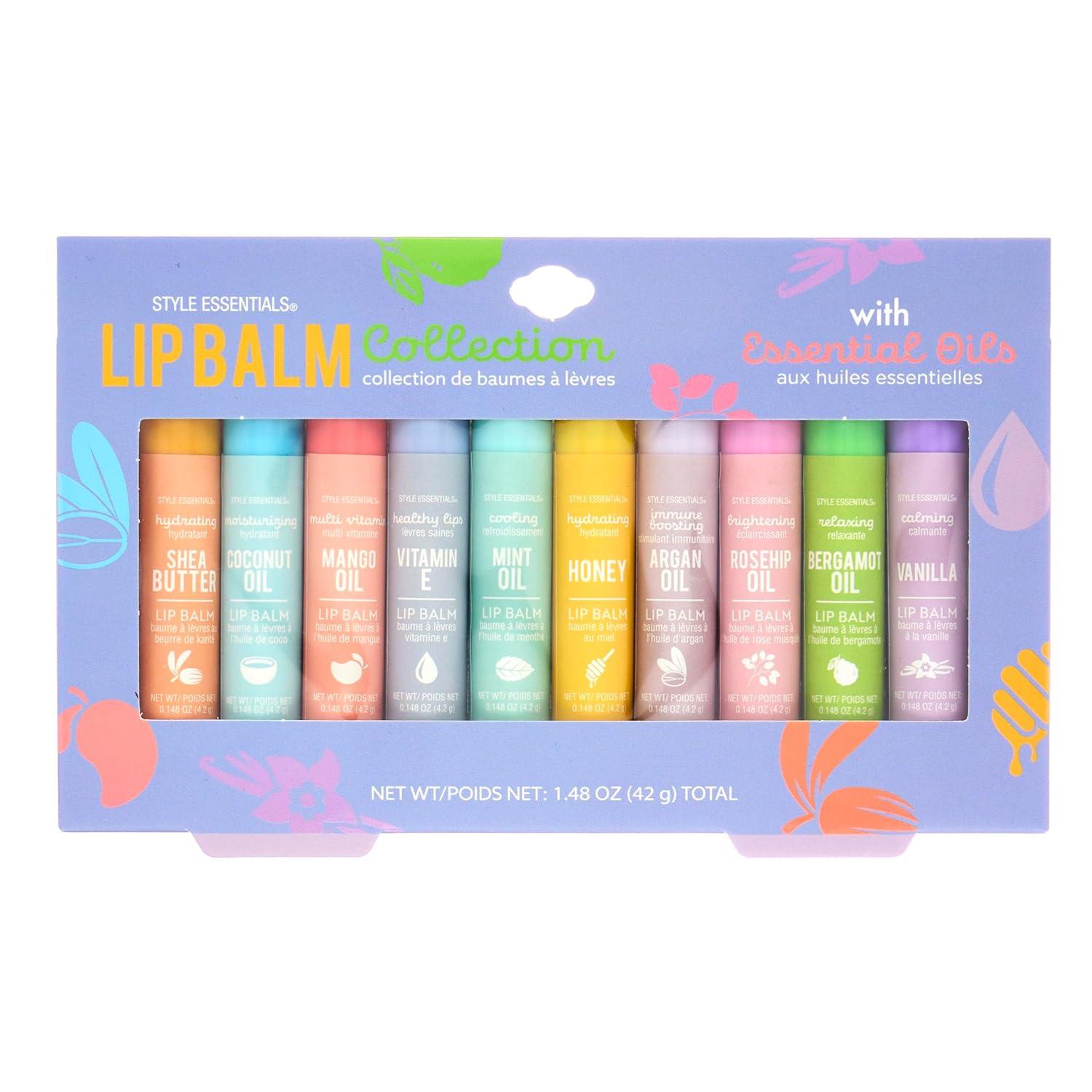 image:image10pc Lip Balm Collection Hydrating Lip Balms Infused Enriched Lip Balm SetEssential Oils