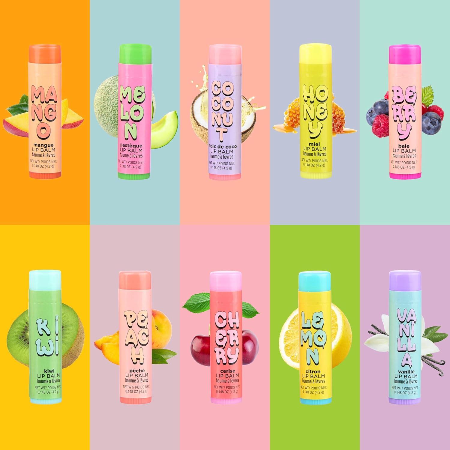 image:image10pc Lip Balm Collection Hydrating Lip Balms Infused Enriched Lip Balm SetHydrating