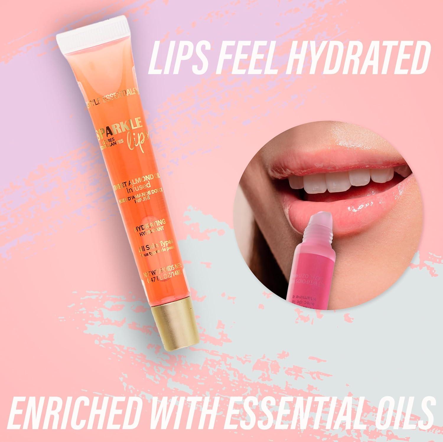 image:image12pc Sparkle Lips Lip Oils Vitamin E Infused Lip Gloss Lip Oil Collection Hydrating Lip Care Safe and NonToxic Lip Gloss Gift Set