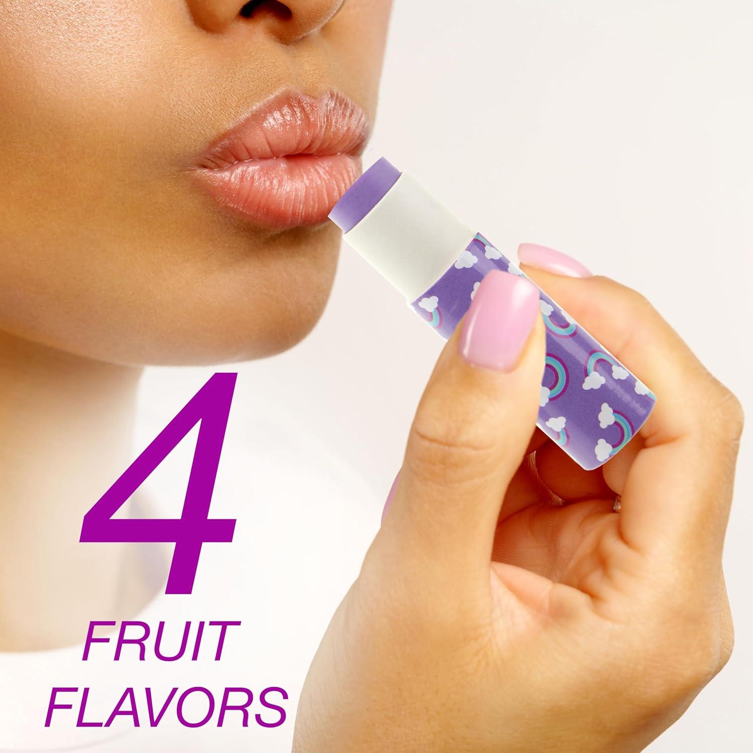 image:image4pc Lip Balm Set Nourishing amp Soothing Lip Care for Kids Fun Flavored Tinted Lip Balms with TwistUp Design