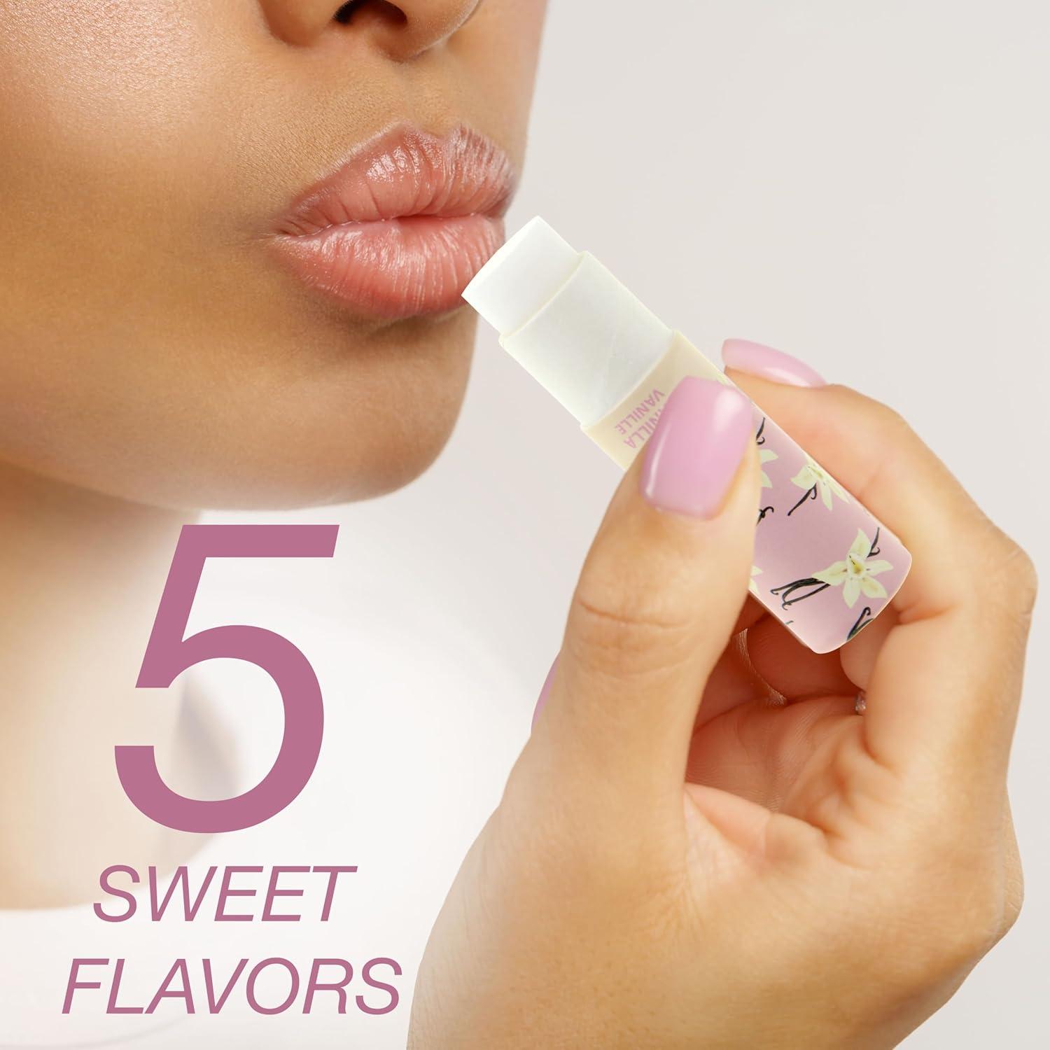 image:image5pc Sweets Lip Balm Set Nourishing amp Soothing Retractable Lip Balms Fun Flavored Tinted Lip Balms with TwistUp Design